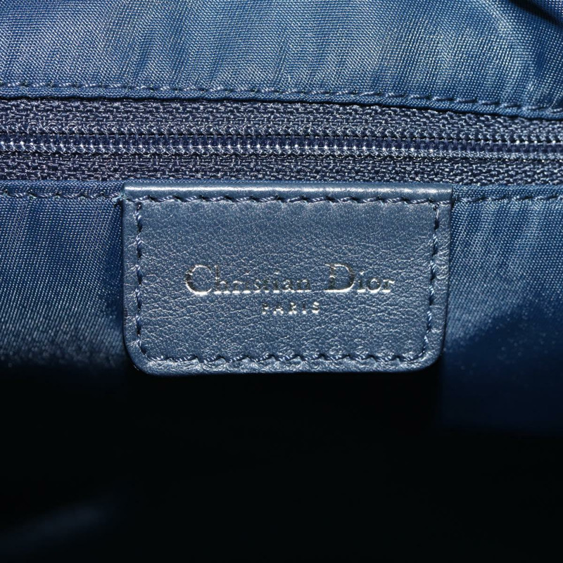 【日本直送】Christian Dior Trotter帆布肩背包 海軍藍 銀色 正品 138077V-20