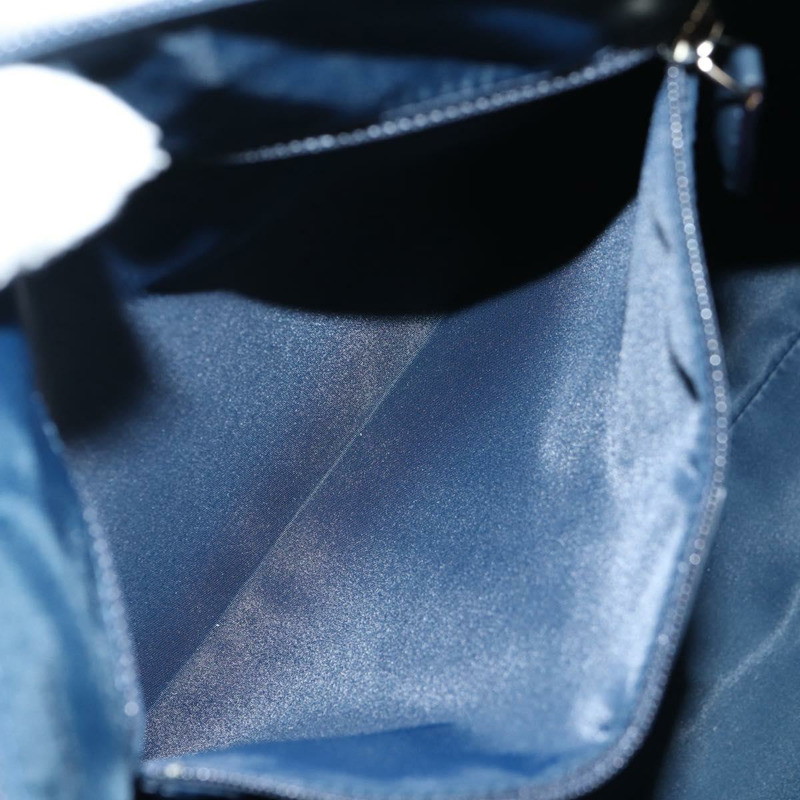 【日本直送】Christian Dior Trotter帆布肩背包 海軍藍 銀色 正品 138077V-24