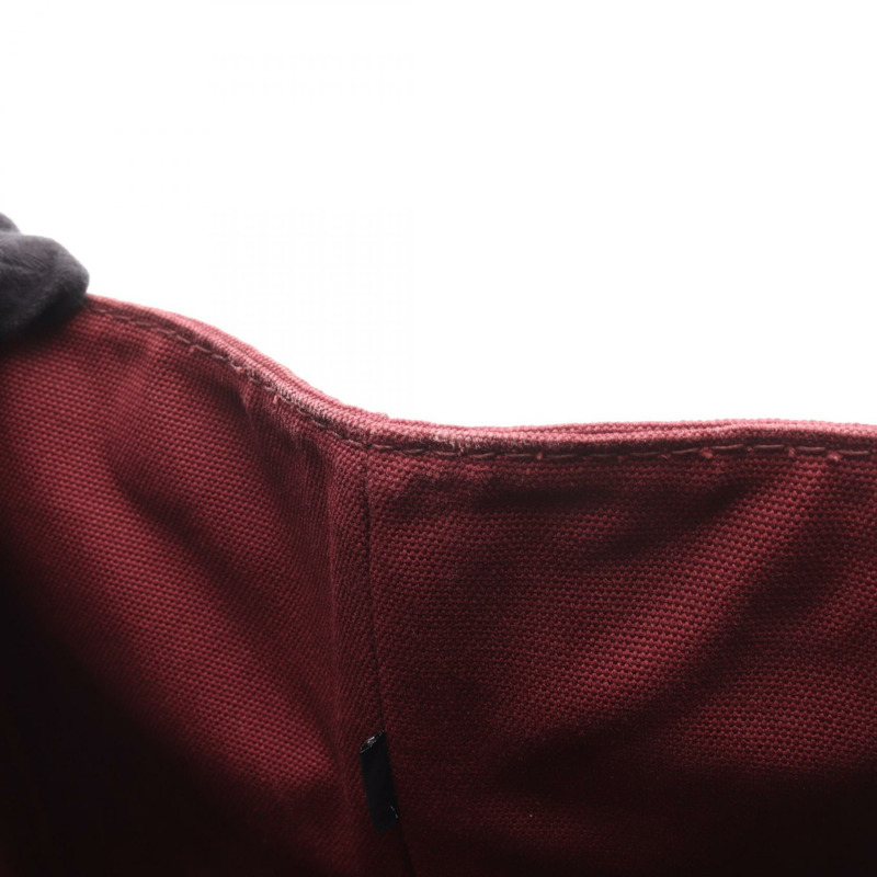 PRADA Canapa 手袋 BN1872 帆布 波爾多色 二手 女士-6