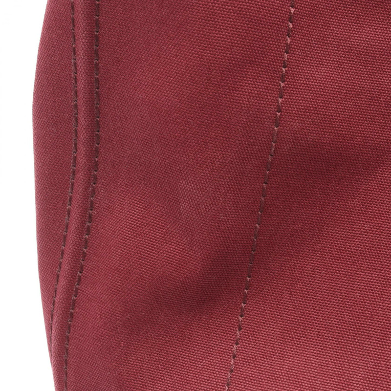 PRADA Canapa 手袋 BN1872 帆布 波爾多色 二手 女士-7