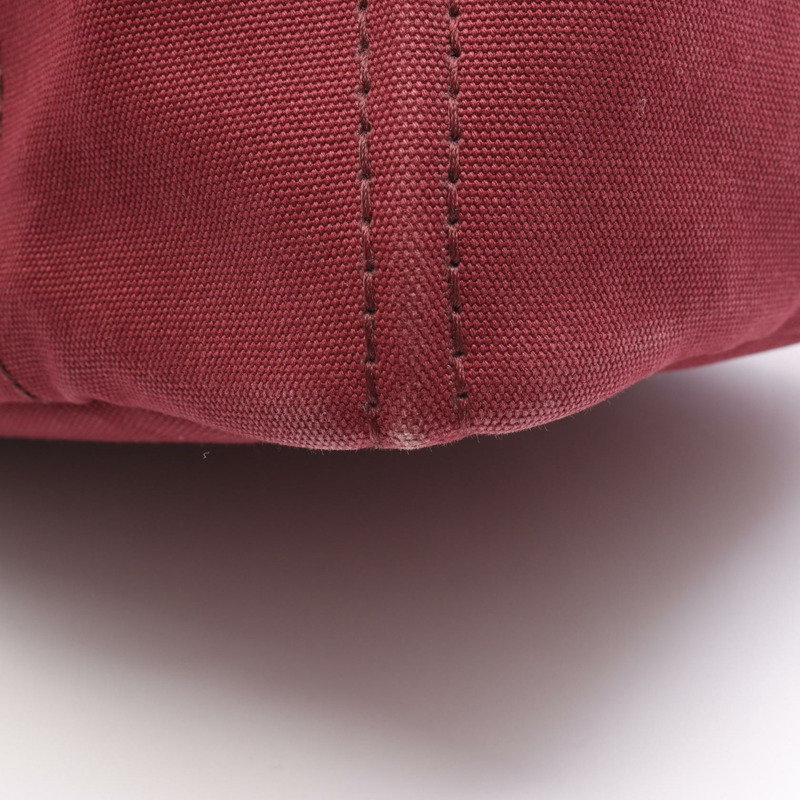 PRADA Canapa 手袋 BN1872 帆布 波爾多色 二手 女士-10