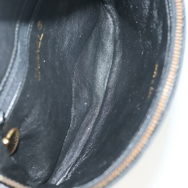 【日本直送】香奈兒 Matelasse 腰包 魚子醬色 黑金 CC 正品 142308-10
