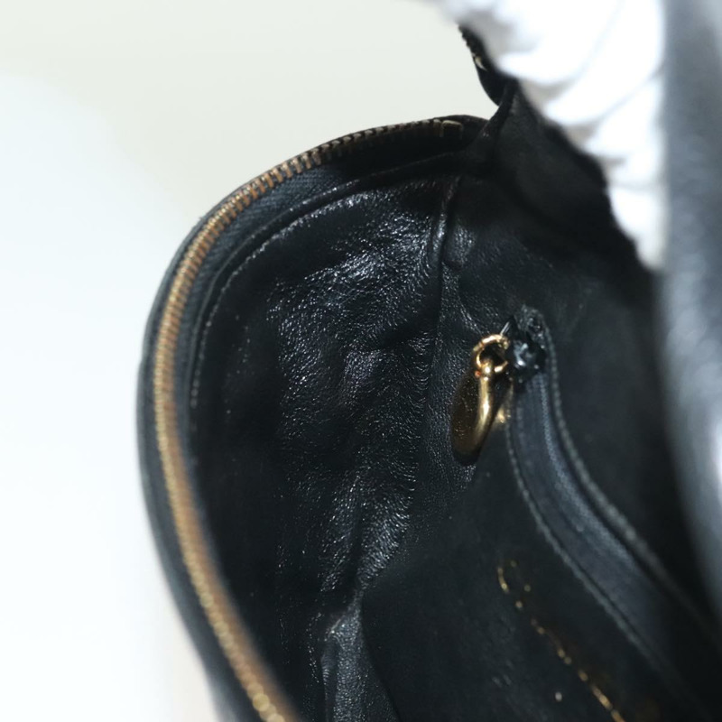 【日本直送】香奈兒 Matelasse 腰包 魚子醬色 黑金 CC 正品 142308-21