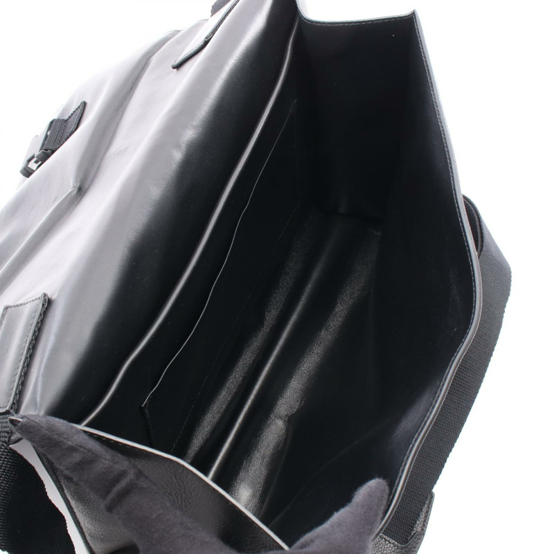 BALENCIAGA 汽車單肩斜背包 693540 皮革黑色二手男式-2