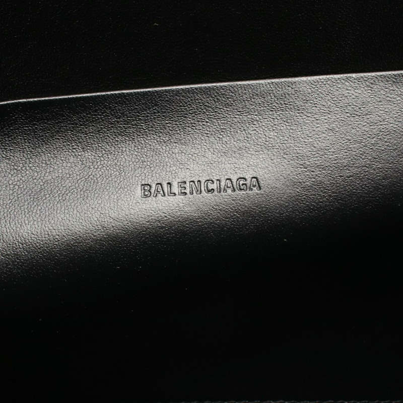 BALENCIAGA 汽車單肩斜背包 693540 皮革黑色二手男式-3
