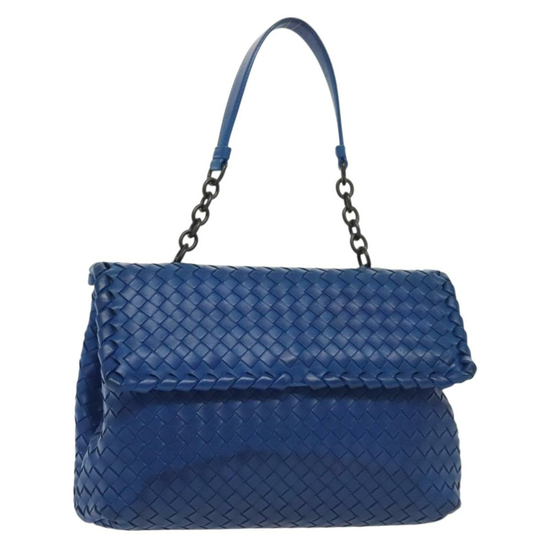 【日本直送】BOTTEGA VENETA INTRECCIATO 單肩包皮革藍正品 142290-0