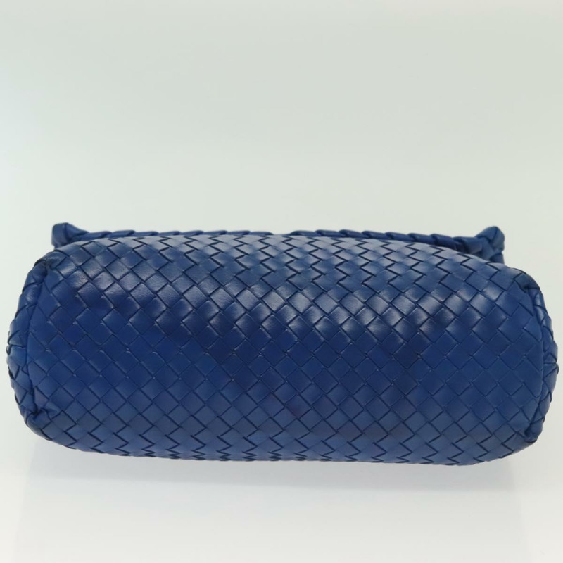 【日本直送】BOTTEGA VENETA INTRECCIATO 單肩包皮革藍正品 142290-4