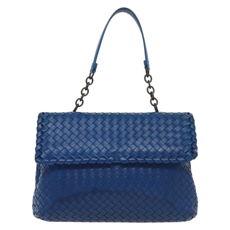 【日本直送】BOTTEGA VENETA INTRECCIATO 單肩包皮革藍正品 142290-12