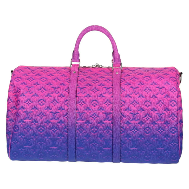 【日本直送】LOUIS VUITTON Taurillon Illusion Keepall Bandouliere 50 包 M59713 正品 yk19483S-12