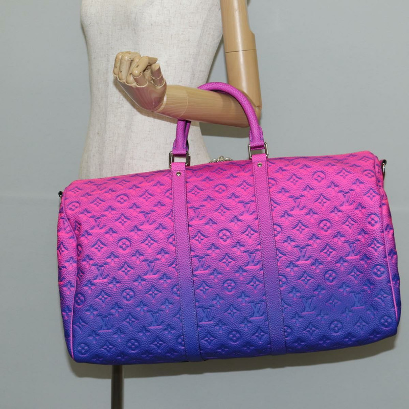 【日本直送】LOUIS VUITTON Taurillon Illusion Keepall Bandouliere 50 包 M59713 正品 yk19483S-28