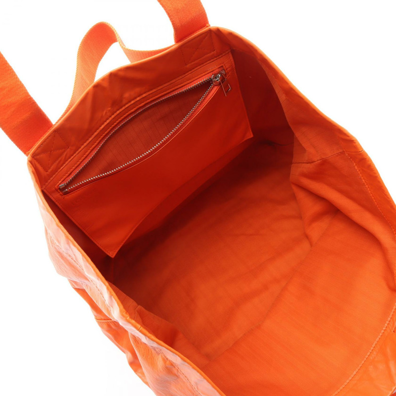 LOEWE Fold Shopper 手提包 單肩包 B507X23X01 紙小牛皮 橘色 二手-2
