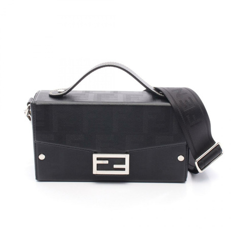 FENDI Soft Trunk Baguette Zucca 肩斜背包 7VA565AJF4F0GXN 皮革