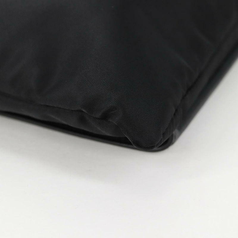【日本直送】PRADA 手拿包 Saffiano 尼龍黑銀色正品 am9108V-14