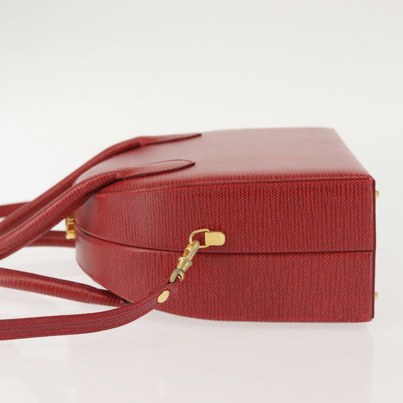 【日本直送】FENDI 手提包 皮革 2 向 紅金 正品 142670-3