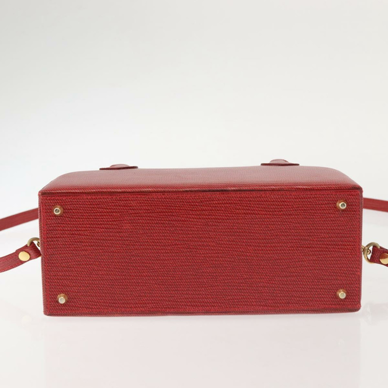 【日本直送】FENDI 手提包 皮革 2 向 紅金 正品 142670-4