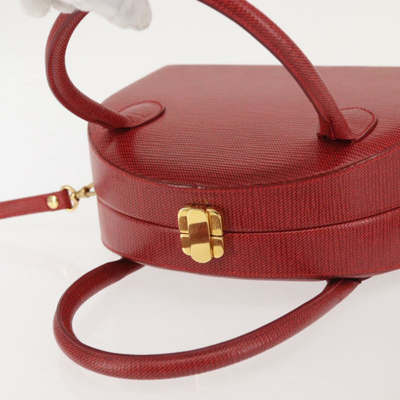 【日本直送】FENDI 手提包 皮革 2 向 紅金 正品 142670-5