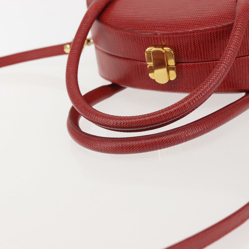 【日本直送】FENDI 手提包 皮革 2 向 紅金 正品 142670-6