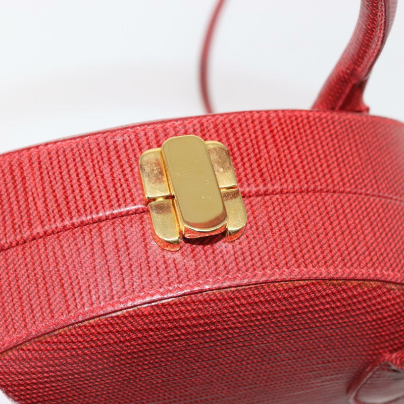 【日本直送】FENDI 手提包 皮革 2 向 紅金 正品 142670-9