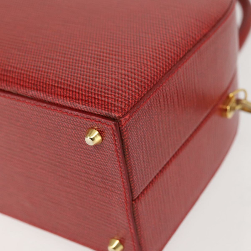 【日本直送】FENDI 手提包 皮革 2 向 紅金 正品 142670-16