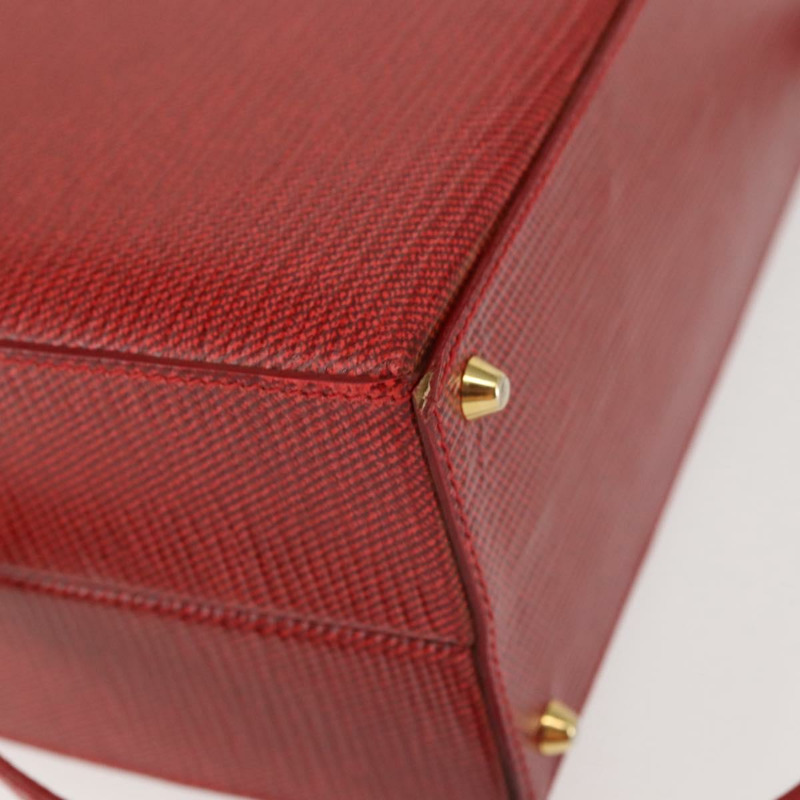 【日本直送】FENDI 手提包 皮革 2 向 紅金 正品 142670-17