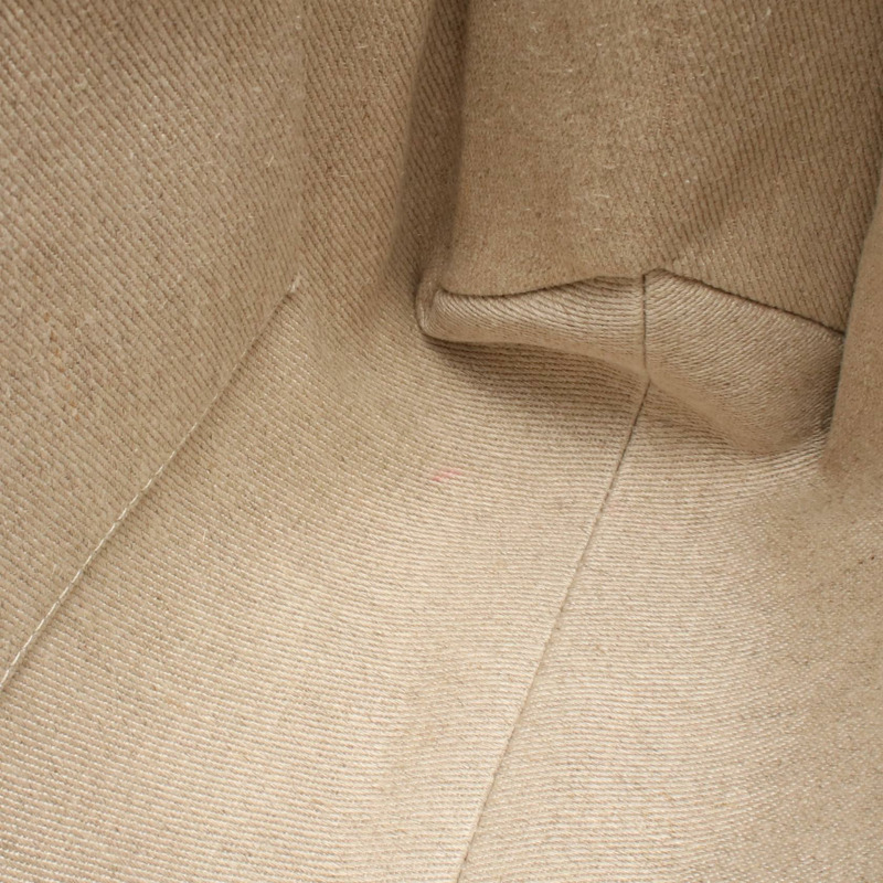 Chloe WOODY 中型托特單肩包 帆布皮革 米色 黑色 二手 女士 logo-4