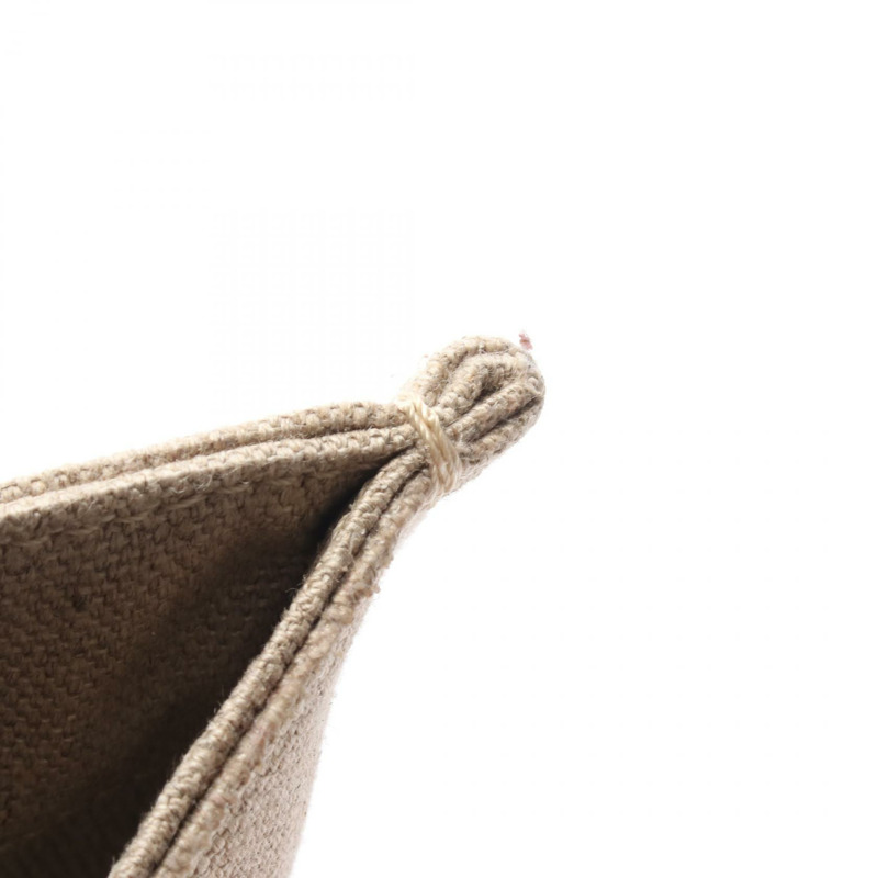 Chloe WOODY 中型托特單肩包 帆布皮革 米色 黑色 二手 女士 logo-5