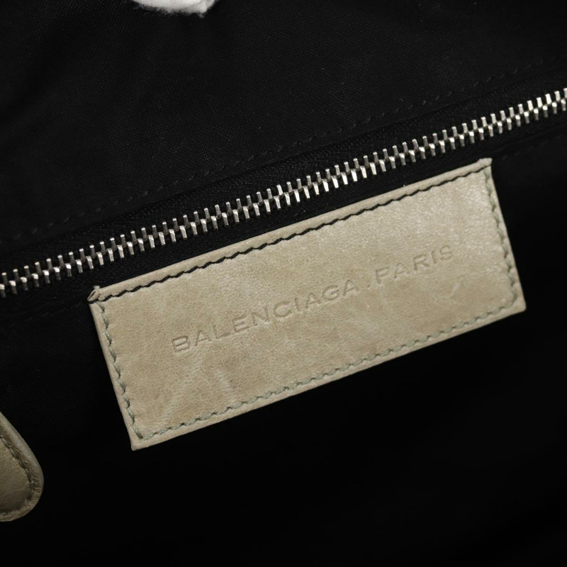 【日本直送】BALENCIAGA Matelasse 手提包，皮革，米色/銀色，貨號 168031，正品號 142293V-19