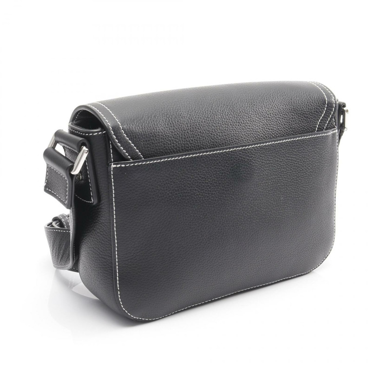 Christian Dior SADDLE FLAP MESSENGER 斜背包 肩背包 皮革 黑色 二手-1