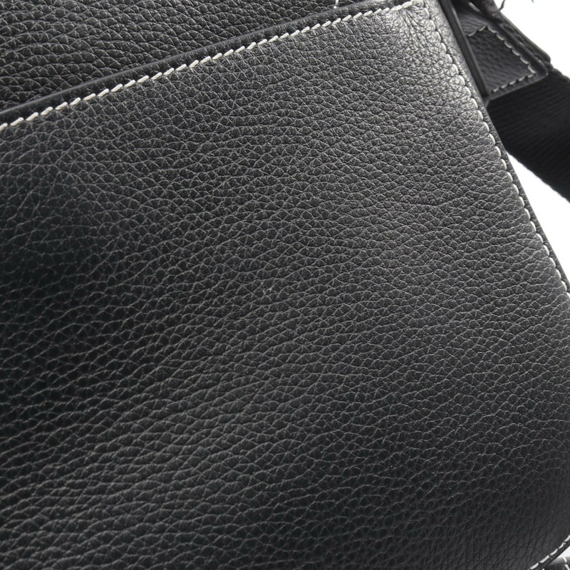 Christian Dior SADDLE FLAP MESSENGER 斜背包 肩背包 皮革 黑色 二手-9