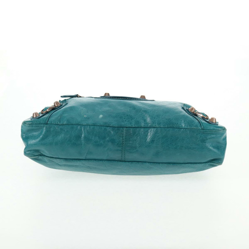 【日本直送】BALENCIAGA The Giant First 手袋 皮革 2 款可選 綠松石藍色 正品 142301V-4