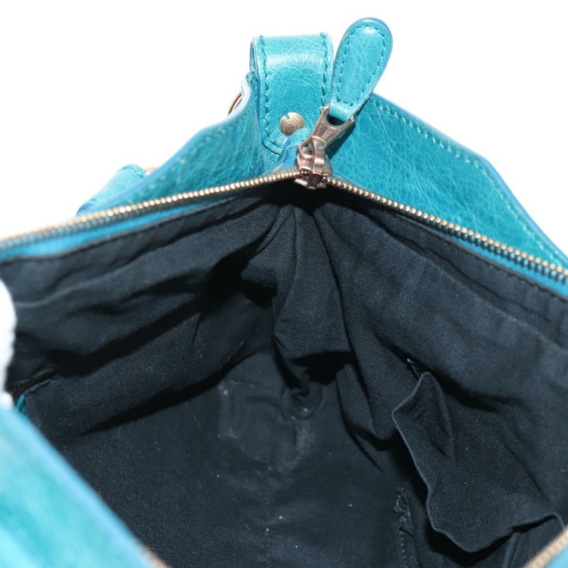 【日本直送】BALENCIAGA The Giant First 手袋 皮革 2 款可選 綠松石藍色 正品 142301V-27