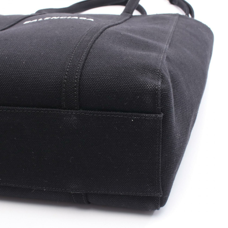 BALENCIAGA EVERYDAY TOTE XS 肩背包 帆布 黑色 二手 女士-5