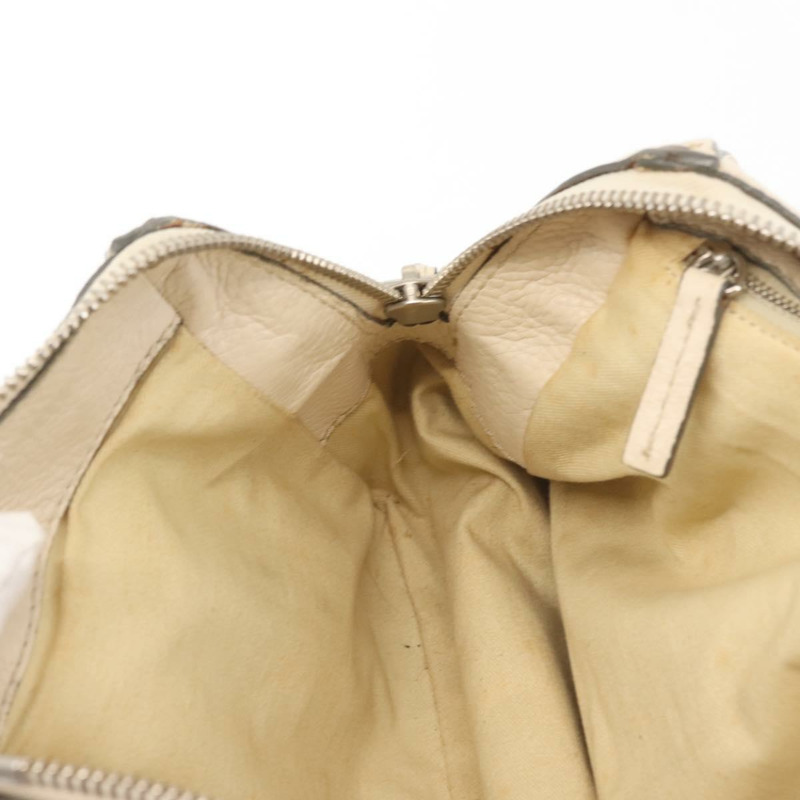 【日本直送】Chloe Paddington 單肩包 皮革 米色 金色 正品 BA5990-21