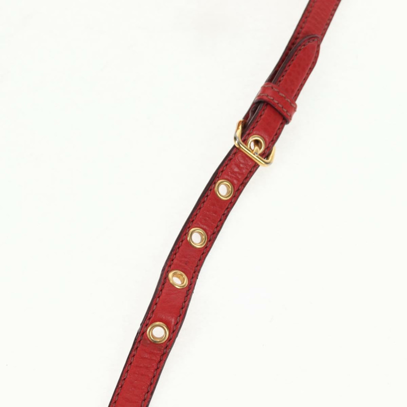 【日本直送】Miu Miu Madras 手提包 皮革 2way 橙色金色 正品 BA5951V-14