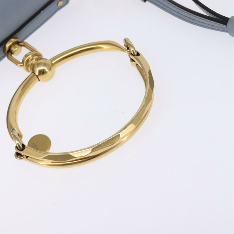 【日本直送】Chloe Nile 手提包 皮革 2 款 淺藍色 金色 正品 142867-6
