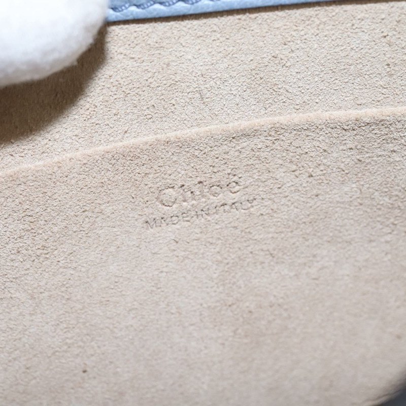 【日本直送】Chloe Nile 手提包 皮革 2 款 淺藍色 金色 正品 142867-19