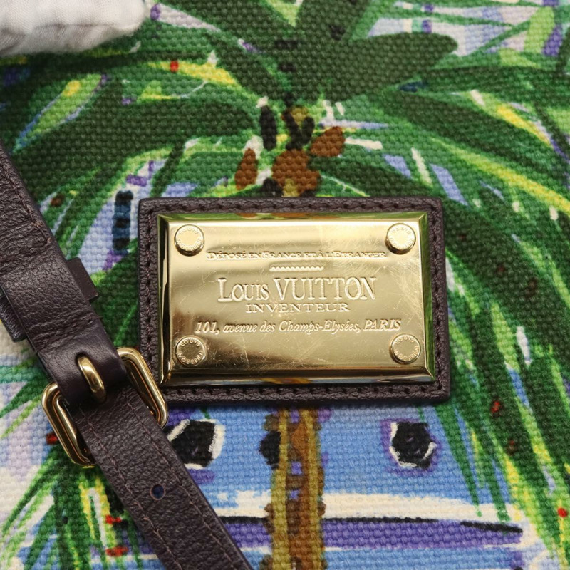 【日本直送】路易威登 Eyeall Cabas PM Promenade 手提包 帆布紫色 M93771 LV 正品 142935-16