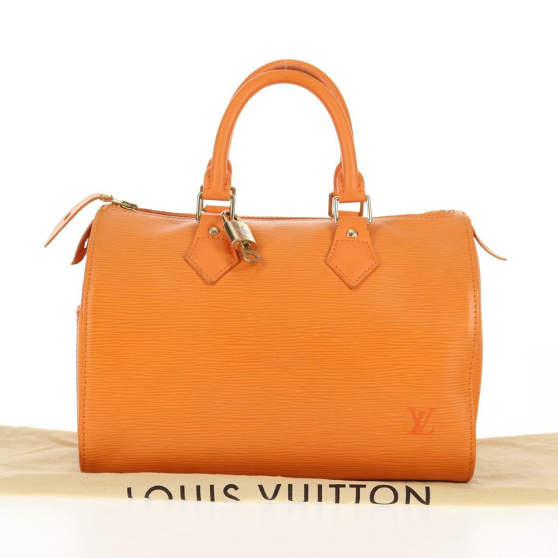 【日本直送】路易威登 Epi Speedy 25 手提包 橙色 橙色 M5903H LV 正品 142913V-11