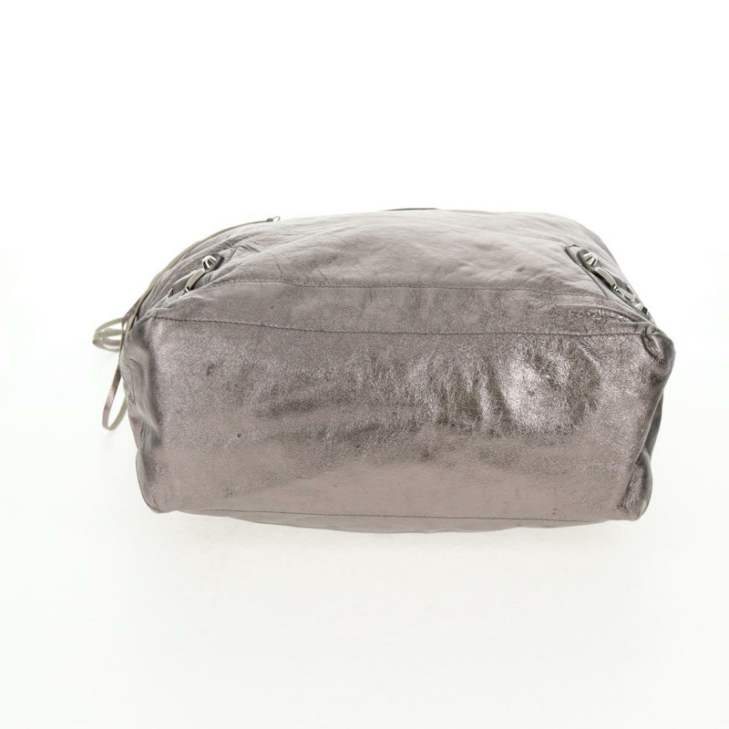 【日本直送】BALENCIAGA 日用單肩包 皮革 銀色 140442 正品 143787V-5