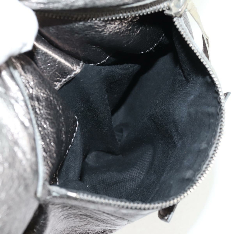 【日本直送】BALENCIAGA 日用單肩包 皮革 銀色 140442 正品 143787V-18