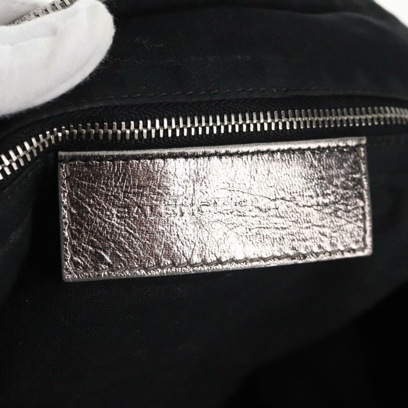 【日本直送】BALENCIAGA 日用單肩包 皮革 銀色 140442 正品 143787V-20