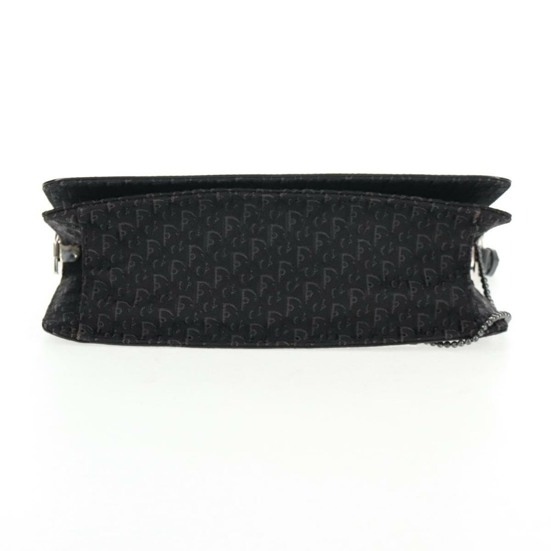 【日本直送】Christian Dior Trotter 帆布肩背包 黑色銀色 正品 hk2968V-4