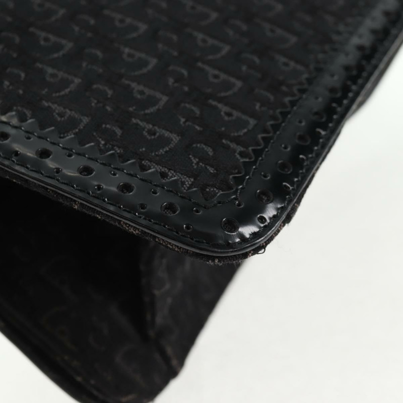 【日本直送】Christian Dior Trotter 帆布肩背包 黑色銀色 正品 hk2968V-15
