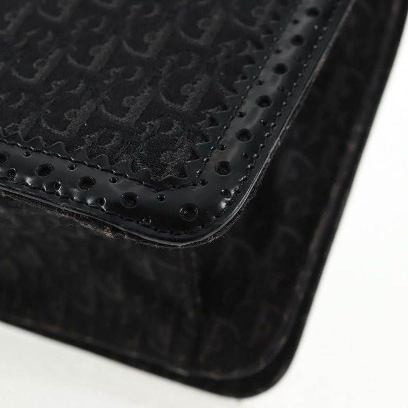 【日本直送】Christian Dior Trotter 帆布肩背包 黑色銀色 正品 hk2968V-16