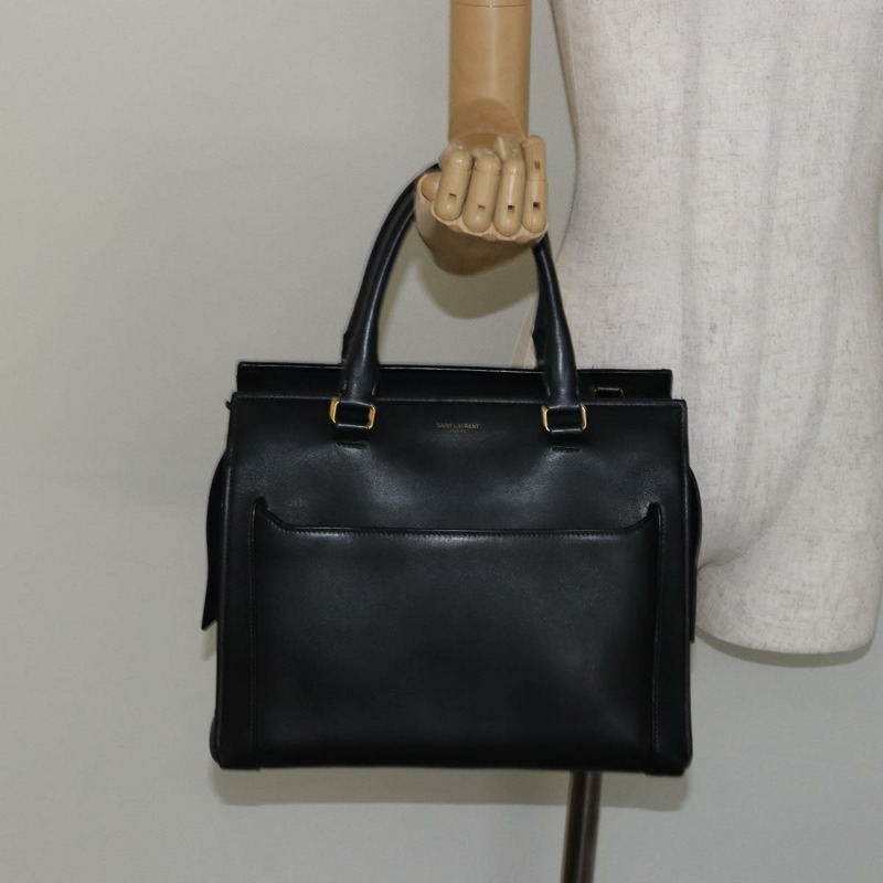【日本直送】SAINT LAURENT Eastside 手提包 皮革 2 款可選 黑金色 正品 hk3061-24