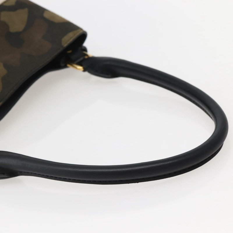 【日本直送】BURBERRY Nova 格紋手提包 帆布 米色金色 正品 143198-6