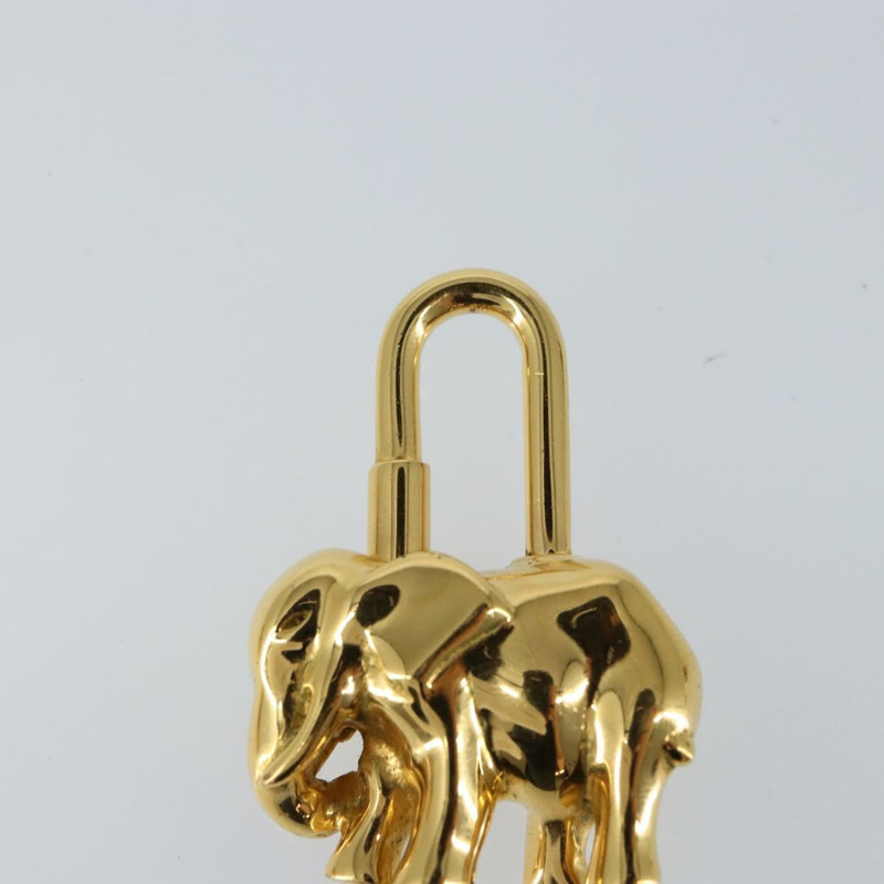 【日本直送】HERMES 大象 Cadena 吊墜 金屬 金色 正品 hk3080-5
