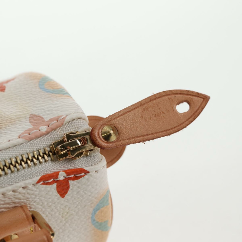 【日本直送】路易威登 Monogram 多色迷你 Speedy 手提包白色 M92645 正品 143167A-8