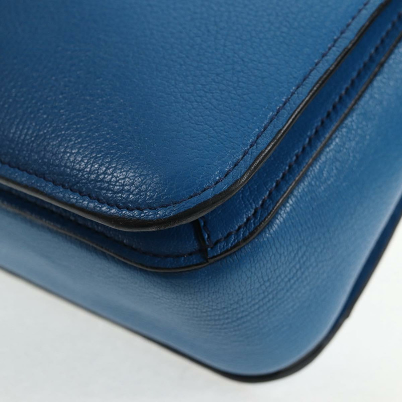 【日本直送】Miu Miu 手提包 皮革 2way 藍色 金色 正品 135331V-19