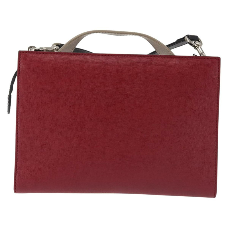 【日本直送】FENDI Demi Jour Bag Bugs Monster 手提包 皮革 2 款可選 紅色 銀色 正品 BA5782-1